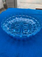 Art Deco blauw persglas schaal, Antiek en Kunst, Ophalen of Verzenden
