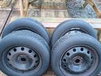 Winterbanden Kleber Krisalp HP3 225/55 R17 op stalen velg, Ophalen, Gebruikt, Banden en Velgen, 17 inch