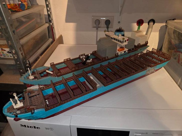 Lego Maersk Lijn Boot 10155 - Gedeeltelijk Compleet, Kinderen en Baby's, Speelgoed | Duplo en Lego, Gebruikt, Lego, Complete set