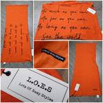 L.O E.S. royale oranje sjaal 100% katoen 50x230 *NIEUW*, Kleding | Dames, Mutsen, Sjaals en Handschoenen, Nieuw, Sjaal, L.O.E.S. Studio Anneloes