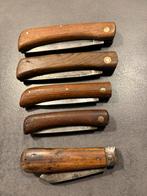 5 oude zakmessen, Ophalen of Verzenden