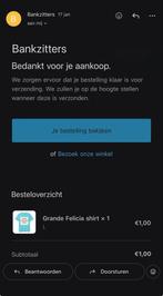 Bankzitters Grande Felicia Shirt - Maat L, Kleding | Dames, T-shirts, Ophalen of Verzenden, Zo goed als nieuw, Maat 42/44 (L)