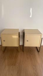 Twee vintage Auping nachtkastjes, Ophalen, Gebruikt, Minder dan 45 cm