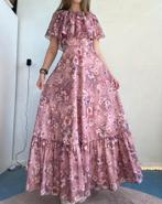 Vintage Roze Bloemen Jurk Bridesmaid Dress, Kleding | Dames, Gelegenheidskleding, Ophalen, Galajurk, Zo goed als nieuw, Roze