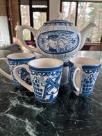 Blond Amsterdam Theepot met Kopjes, Huis en Inrichting, Keuken | Servies, Blond Amsterdam, Ophalen of Verzenden, Zo goed als nieuw