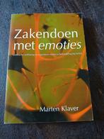 Marten Klaver - Zakendoen met emoties, Ophalen of Verzenden, Zo goed als nieuw, Marten Klaver