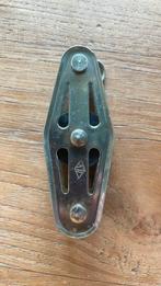 RVS BLOK katrol hondsvot enkelschijfs, Watersport en Boten, Ophalen of Verzenden, Zo goed als nieuw, Minder dan 15 m²