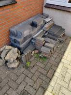 Gratis stenen/tegels, Tuin en Terras, Tegels en Klinkers, Ophalen, Gebruikt, 10 m² of meer, Beton