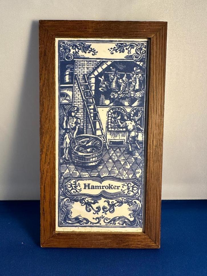 De hamroker. Tegel., Antiek en Kunst, Antiek | Wandborden en Tegels, Ophalen of Verzenden