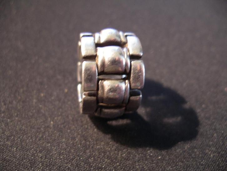 Een mooie Zilveren Buddha to Buddha Batul Ring, Sieraden, Tassen en Uiterlijk, Antieke sieraden, Ring, Zilver, Verzenden