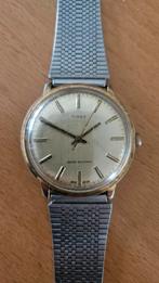 Vintage Timex polshorloge horloge met stalen band, Overige merken, Staal, Met bandje, Polshorloge