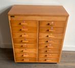Vintage Simons schoolkast ladekast Retro  (jaren ’60/’70), Ophalen, Gebruikt, 5 laden of meer, 50 tot 100 cm
