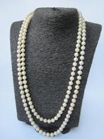 Mooie (nep) parelsnoer lange halsketting #6230, Ophalen of Verzenden, Zo goed als nieuw, Overige materialen