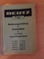 Handleiding en onderdelenboek Deutz Dieselmotor F4M F6M F8M, Boeken, Ophalen of Verzenden, Gelezen, Tractor en Landbouw