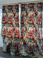 Vintage Laura Ashley chintz Gordijnen - bloemen en strikken, Ophalen, Gebruikt, 100 tot 150 cm, 200 cm of meer