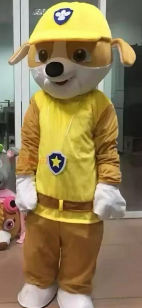 Mascotte Rubble te huur inclusief acteur, Hobby en Vrije tijd, Feestartikelen | Verhuur, Zo goed als nieuw, Overige, Ophalen of Verzenden