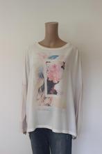 NIEUW: Créme t-shirt van Street One in maat 42, ., Wit, Nieuw, Ophalen of Verzenden