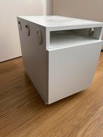 IKEA NORDLI Nachtkastje (wit)., Huis en Inrichting, Ophalen, Minder dan 50 cm, Gebruikt, 1 of 2 laden