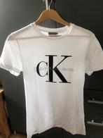 zgn shirt, merk CalvinKleinJeans, maat S, Wit, Ophalen of Verzenden, Zo goed als nieuw, Korte mouw