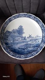 Delfts Blauw Bord - Boch Frères, Antiek en Kunst, Ophalen of Verzenden