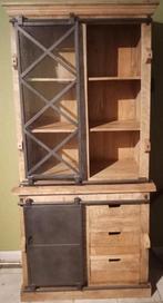 Buffet kast, bestaande uit 2 delen, met 3 lades, Huis en Inrichting, Kasten | Buffetkasten, Ophalen, Zo goed als nieuw, 25 tot 50 cm