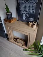 Sfeerhaard Schouw Eiken Fineer, Huis en Inrichting, Haarden, Ophalen, Zo goed als nieuw, Vrijstaande haard, Overige soorten