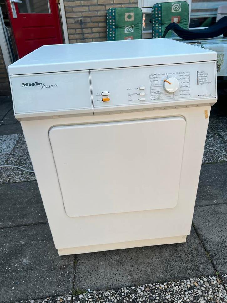 Miele Azora Wasdroger - Gebruikt, Witgoed en Apparatuur, Wasmachines, Gebruikt, Voorlader, Minder dan 85 cm, Ophalen of Verzenden