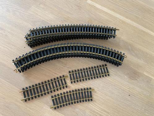 14 HO rails Fleischmann en Roco, Hobby en Vrije tijd, Modeltreinen | H0, Gebruikt, Rails, Gelijkstroom, Lima, Ophalen of Verzenden