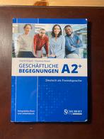 Studieboek Duits A2+ / Geschäftliche Begegnungen, Ophalen of Verzenden, Zo goed als nieuw, HBO, Alpha