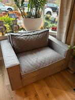 Grijze 2-zits loveseat - Zo goed als nieuw!, Ophalen, Zo goed als nieuw, Stof
