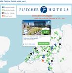 1 x Fletcher Hotelovernachting voor 1-2 personen, Tickets en Kaartjes, Drie personen of meer, 1 overnachting