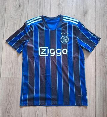 Ajax uitshirt blauw/zwart 2021/2022 maat L  100% polyester beschikbaar voor biedingen