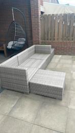 Loungeset zonder kussens, Tuin en Terras, Tuinsets en Loungesets, Ophalen, 4 zitplaatsen, Kunststof, Gebruikt