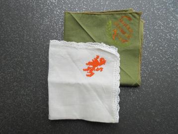 Bevrijding 1945. Zakdoekjes. Huisvlijt. beschikbaar voor biedingen
