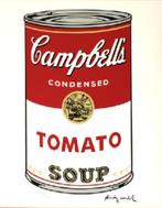 Andy Warhol(1928) Lithografie"Campbells Tomato Soup" Ges Gen, Antiek en Kunst, Kunst | Litho's en Zeefdrukken, Ophalen of Verzenden