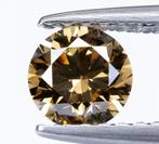 Natuurlijke Diamant - 0.47 ct - Fancy Deep Brownish Yellow, Verzenden, Nieuw