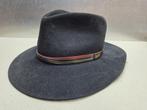 Borsalino hoed, maat 58, zwart Top!, Ophalen, Borsalino, Hoed, Zo goed als nieuw