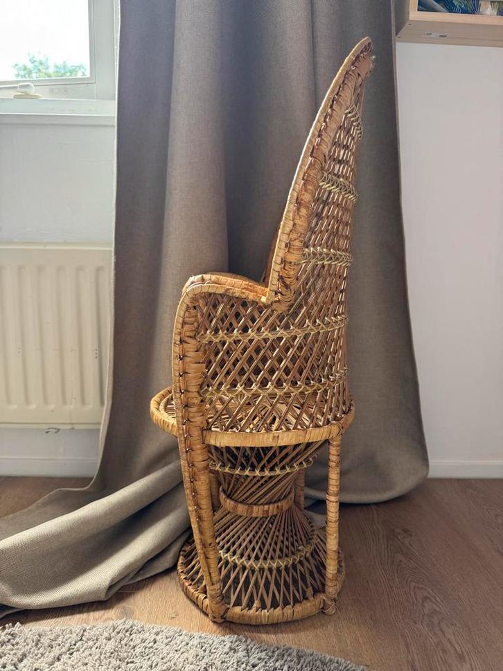 Kinder Pauwenstoel - Nieuwstaat!, Antiek en Kunst, Antiek | Meubels | Stoelen en Banken, Ophalen of Verzenden