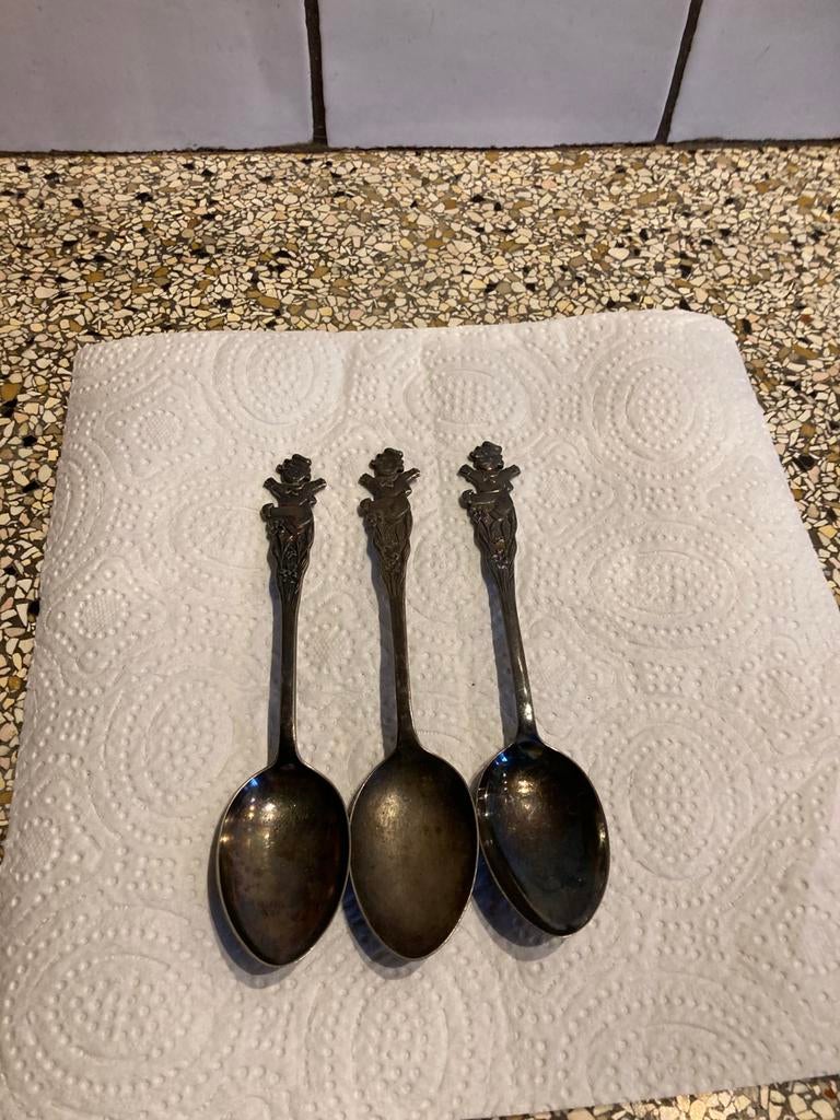 Set oude lepels melkunie, Ophalen of Verzenden
