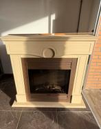 Elektrische haard met schouw, Ophalen, Zo goed als nieuw, Vrijstaande haard, Elektrische haard