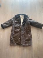 Lammycoat leer wol L XL, Ophalen of Verzenden, Zo goed als nieuw, Maat 56/58 (XL), Bruin