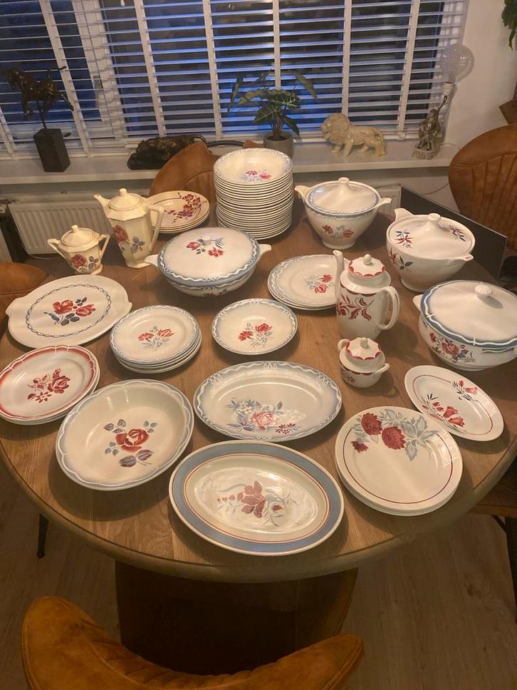 SARREGUEMINES DIGION MARINETTE Servies Compleet, Antiek en Kunst, Antiek | Servies compleet, Ophalen