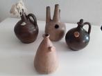 Vier oliekruikjes olielampjes, Antiek en Kunst, Antiek | Keramiek en Aardewerk, Ophalen of Verzenden