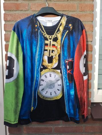 Unieke longsleeve van Faux Real, L beschikbaar voor biedingen