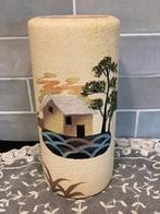 Hoge vaas, zandkunst (060824), Overige materialen, Overige kleuren, Ophalen of Verzenden, Zo goed als nieuw