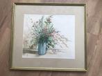 Aquarel van boeket bloemen, Ophalen