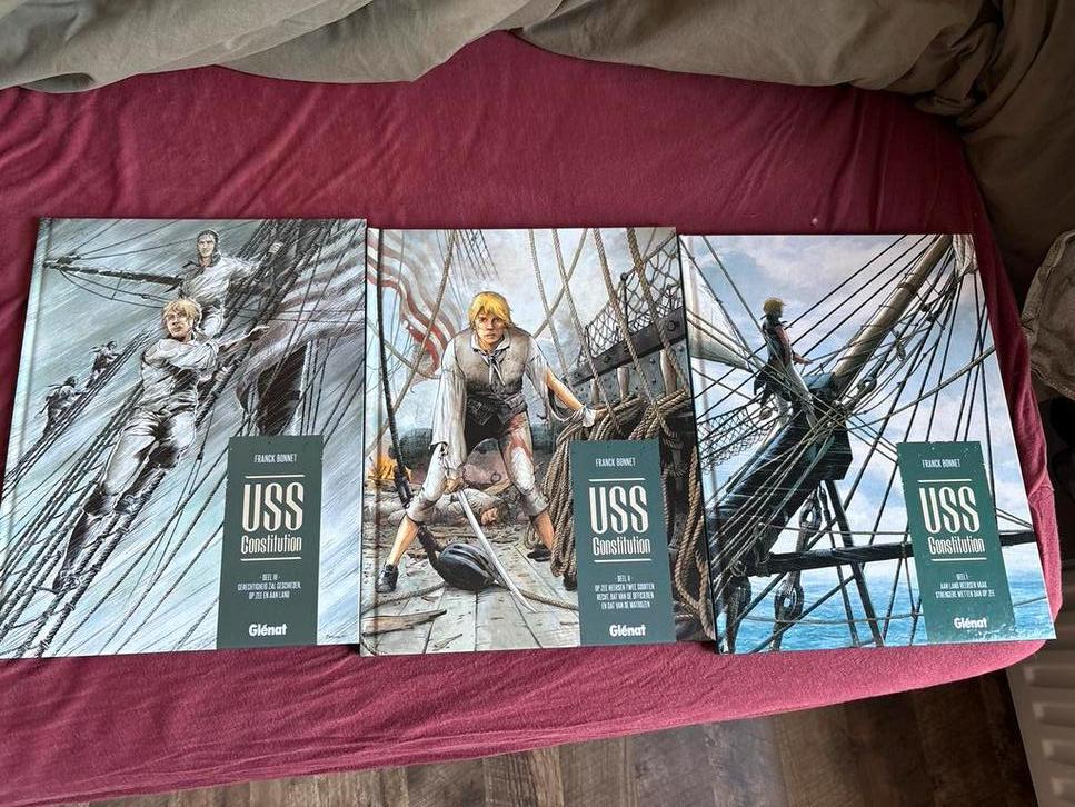 USS Constitution Stripboeken Reeks - Nieuwstaat, Complete serie of reeks, Ophalen of Verzenden, Zo goed als nieuw