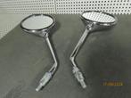 Set Spiegels Chroom M10 aansluiting Spiegel L & R z.g.a.n., Motoren, Ophalen of Verzenden, Chroom