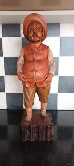 Rustiek vintage houten man, Ophalen of Verzenden