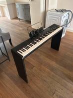 Zwarte keyboard piano incl. 2 muziekblad boeken, Muziek en Instrumenten, Keyboards, 88 toetsen, Zo goed als nieuw, Met standaard